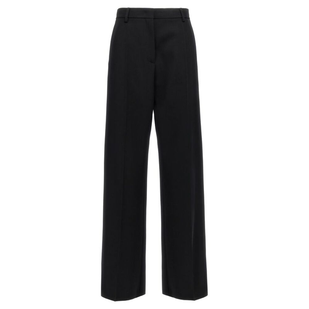 Valentino Garavani Black Virgin Wool Dress Women's Pants